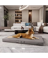 Bingopaw Xl Innovative Dog Pet Pillow Bed Microfiber Leather 3D Superfiber Fabric Cushion Bed
