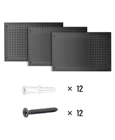 Lugo 3PC Pegboard Wall Organizer Panels 24"x16"