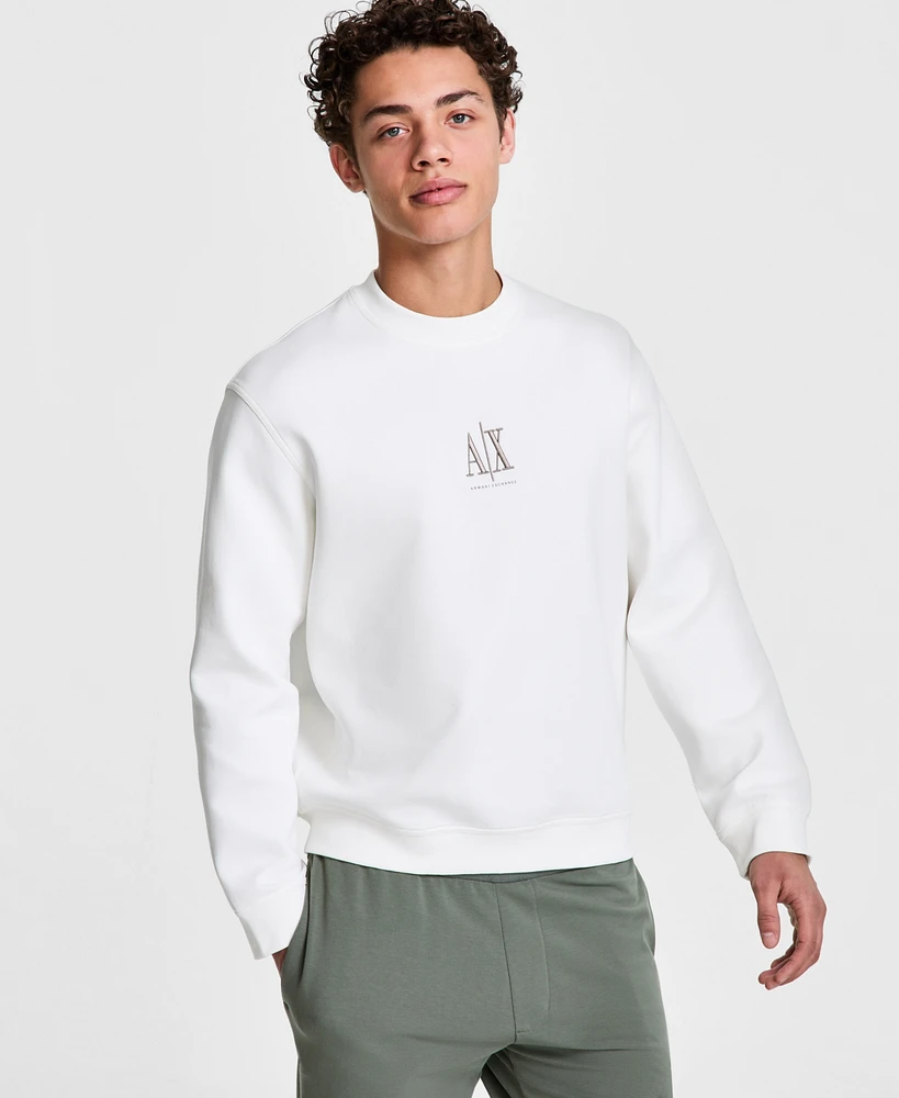 A|X Armani Exchange Men's Embroidered Logo Sweatshirt