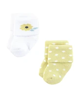 Touched by Nature Baby Girls Organic Cotton Socks