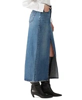 Levi's Premium Women's Mid-Rise Denim Column Ankle Skirt