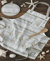 Design Imports Salt Spray Stripe Apron