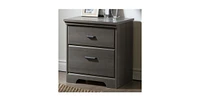 Slickblue 2-Drawer Bedroom Nightstand for Functional and Stylish Bedroom Storage