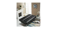 Slickblue Click Clack Adjustable Futon Sleeper Sofa for Living Room or Guest Room