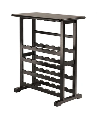 Slickblue Floor-Standing 24-Bottle Wine Rack for Stylish Storage and Home Bar Organization