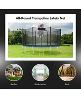 Gouun 8 Feet Trampoline Safety Replacement Protection Enclosure Net