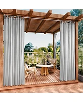 Awesome Home Outdoor Cabana Stripe Uv Protected Privacy Tab Top Curtain Panel