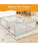 Comomy Large Baby Playpen 79x63x27inch Activity Center Playard for Babies and Toddlers