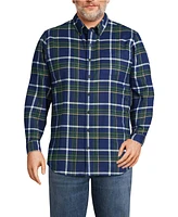 Lands' End Big & Tall Traditional Fit Flagship Flannel Shirt