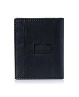 Alpine Swiss Men's Rfid Blocking Slim Business Card Case Leather Front Pocket Wallet