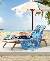 Tommy Bahama Home Pineapple Cabana Cotton Oversized Beach Towel, 72" x 36"