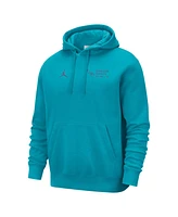 Jordan Men's Teal Charlotte Hornets Courtside Club Pullover Hoodie