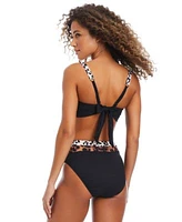 Bar Iii Womens In My Skin Bandeau Bikini Top High Rise Bottoms Exclusively At Macys