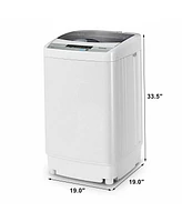 Gouun 12 lbs Full-automatic Washing Machine with 10 Wash Programs