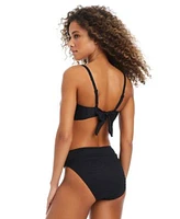 Bar Iii Womens Pucker Up V Wire Bikini Top V Waist Bottoms Exclusively At Macys