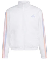 adidas Big Girls Long-Sleeve 3-Stripe Printed Track Jacket