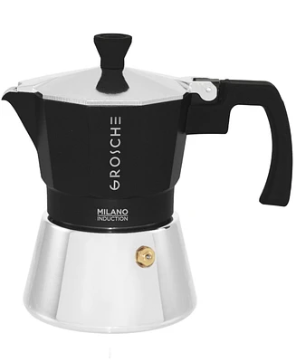 Grosche Milano Induction Stovetop Cup Espresso Maker Moka Pot