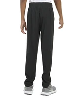 adidas Big Boys Elastic-Waistband Woven 3-Stipe Stretch Pants