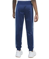 adidas Big Boys Elastic-Waistband 3-Stipe Tricot Jogger Pants