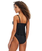 Bar Iii Womens Tunnel Fly Away Tankini Top High Leg Hipster Bikini Bottoms Exclusively At Macys