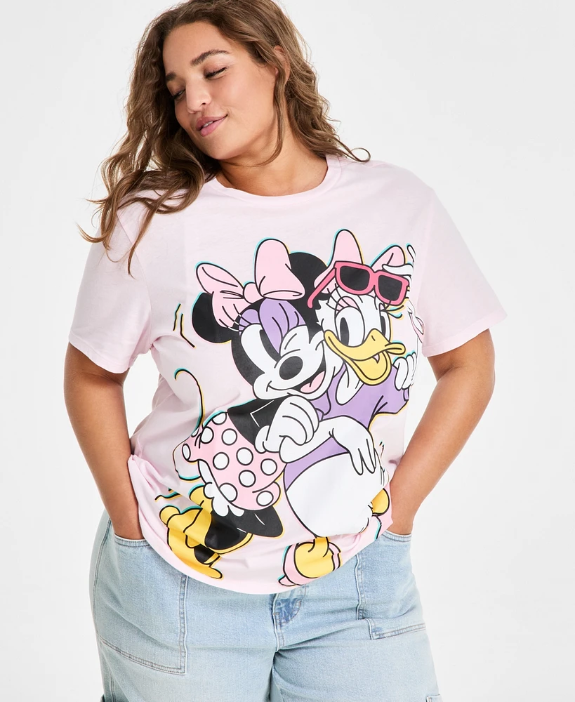 Disney Trendy Plus Minnie & Daisy Graphic Print T-Shirt