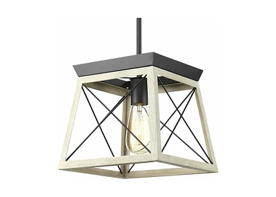 Slickblue Graphite Dimmable Farm Home Light Lantern Geometric Chandelier