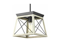 Slickblue Graphite Dimmable Farm Home Light Lantern Geometric Chandelier