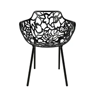 LeisureMod Modern Devon Aluminum Armchair