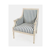 Jofran McKenna French Detailing Upholstered Accent Chair