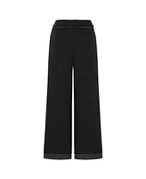 Nocturne Women's Wide-Leg Pants with Elastic Waistband