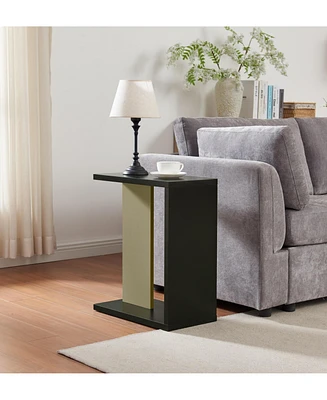 Kings Brand Furniture Hayward Side Table, End Table for Couch, Snack and Laptop