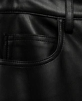 Mango Women's Leather-Effect Skinny Pants