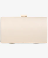 I.n.c. International Concepts Ranndi Matte Champagne Satin Clutch Crossbody