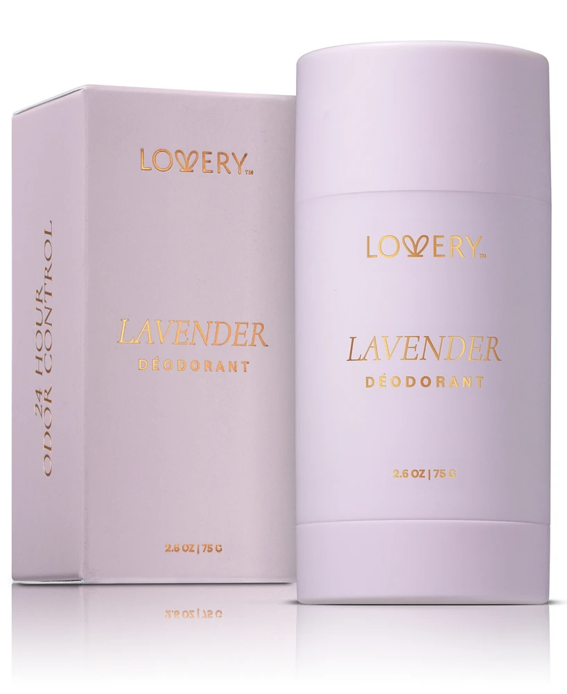 Lovery Lavender Deodorant Stick, 2.6 oz.