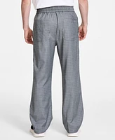 Hugo Boss Men's Plaid Straight-Fit Pull-On Trousers