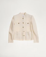 Mango Women's Pockets Detail Tweed Jacket