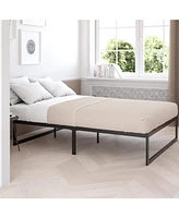 Slickblue High Heavy Duty Metal Platform Bed Frame for Sturdy Support
