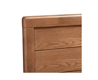 Slickblue Wood Finish Farmhouse Headboard for Cozy and Stylish Bedrooms