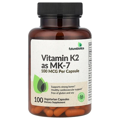 Futurebiotics Vitamin K2 as Mk-7 100 mcg