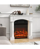 Homcom Modern Fireplace Mantel, Fireplace Surround for Fireplaces,