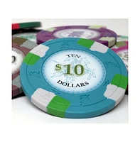 Slickblue Poker Knights Poker Chips (25-pack) - Clay Composite $10