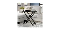 Slickblue Folding Tv Tray Bedside Table for Convenient Snacking and Portable Home Use