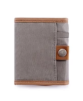 Tsd Brand Urban Light Coated Canvas Wallet