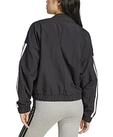 adidas Women's Essentials 3-Stripes Lifestyle Bomber Jacket