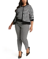 Rafaella Plus Size Comfort Fit Double Zip Pull-On Pants