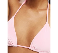 Cotton On Women's Velvet Slider Triangle Bikini Top