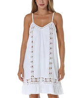 Raviya Women's Eyelet Lace Dress Cover-Up