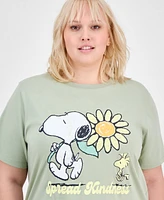 Grayson Threads, The Label Trendy Plus Snoopy Graphic Tee
