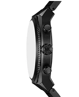 Michael Kors Men's Panorama Chronograph Black Ip Stainless Steel Watch, 44mm