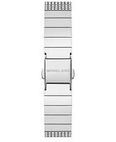 Michael Kors Women's Darrington Two-Hand Silver-Tone Stainless Steel Watch, 14mm